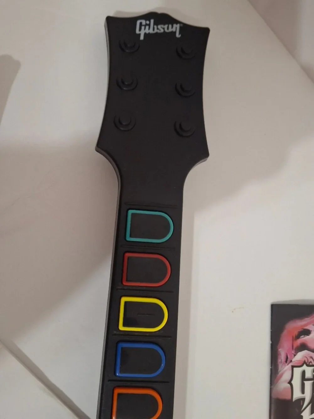 Guitar Hero Les Paul Guitar Bundle PS3 Dongle 80s Glam Rock Custom Printed